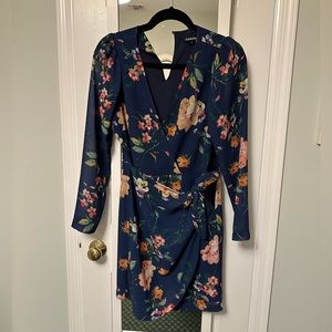 Yumi Kim Mini Floral Wrap Dress